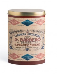 Dark Chocolate Gianduiotti Tin | D. Barbero