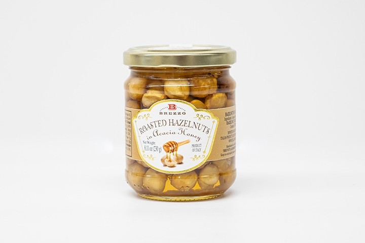 Roasted Hazelnuts in Acacia Honey | Brezzo