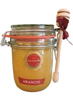 Italian Orange Honey with Dipper | Brezzo