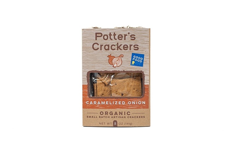 Caramelized Onion | Potters Crackers