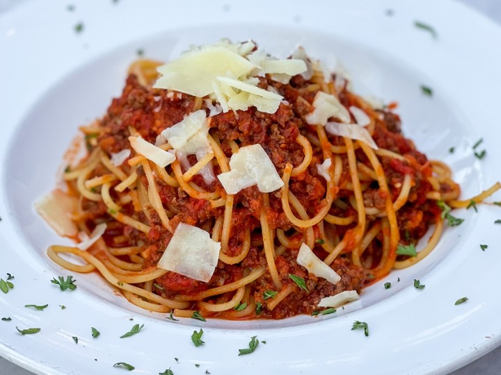 kids pasta with meat sauce