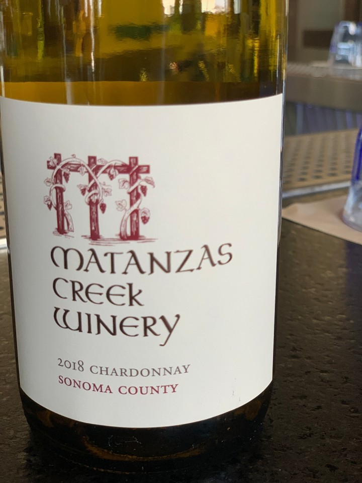 Matanzas Creek Chardonnay,  Sonoma County, California