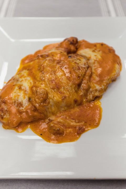 CHICKEN VODKA CUTLET PARMIGIANA