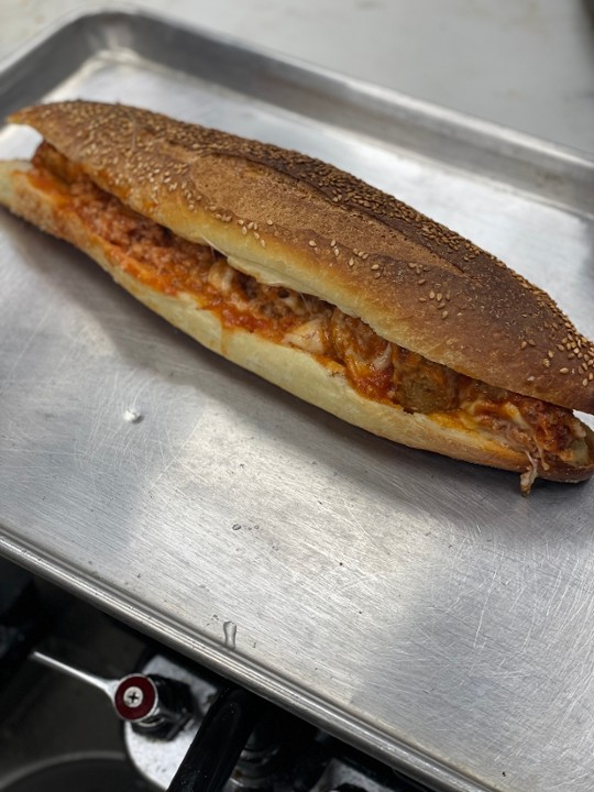 MEATBALL PARMIGIANA SANDWICH