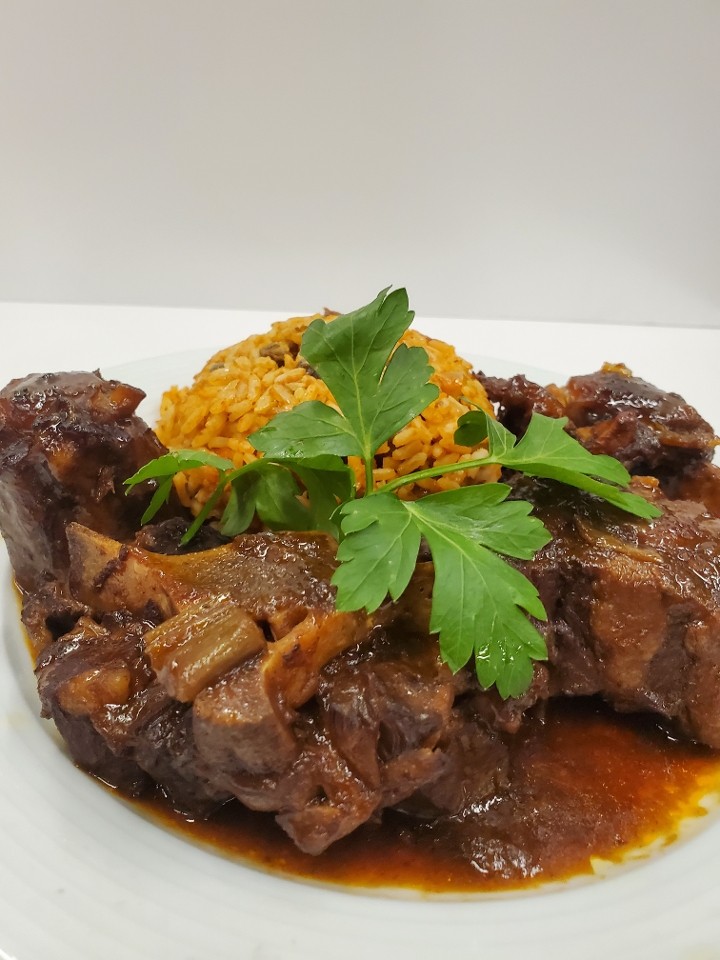 Oxtail with Rice & Peas