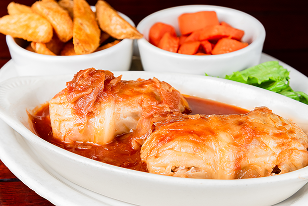 Sweet & Sour Cabbage Rolls^