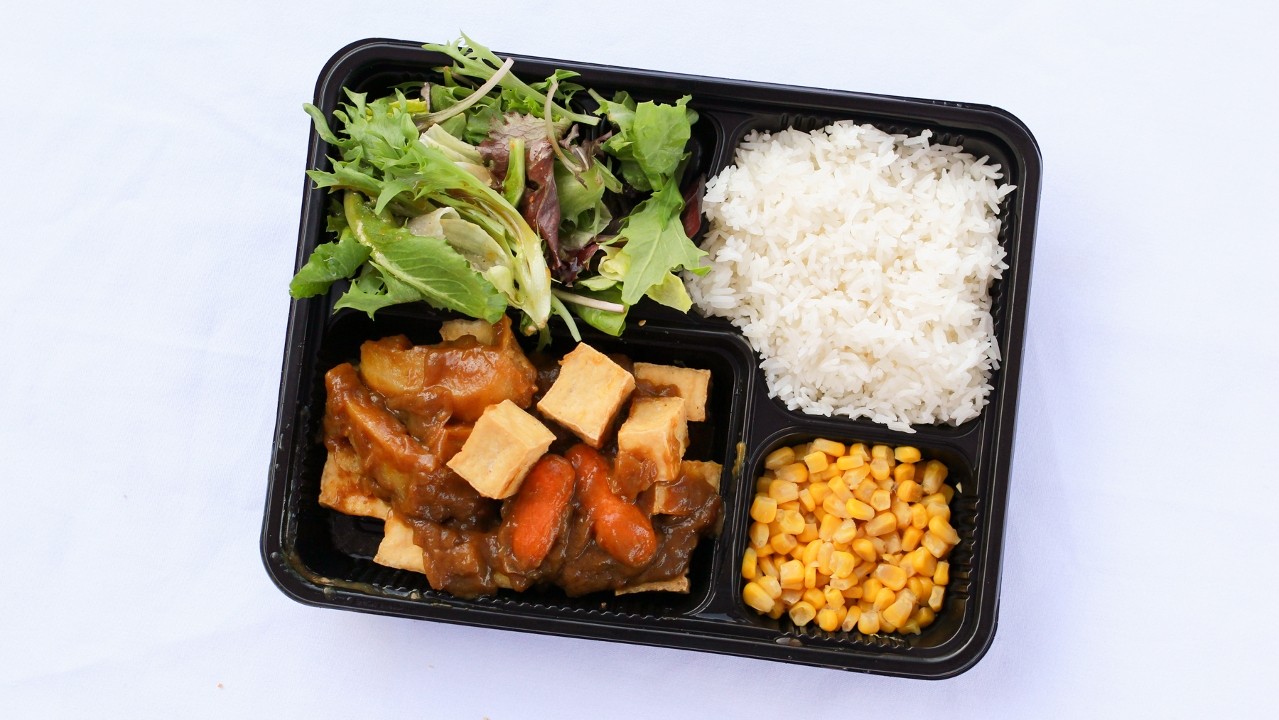 Curry Steamed Tofu Entrée