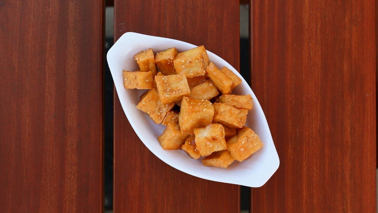 Orange Tofu Appetizer