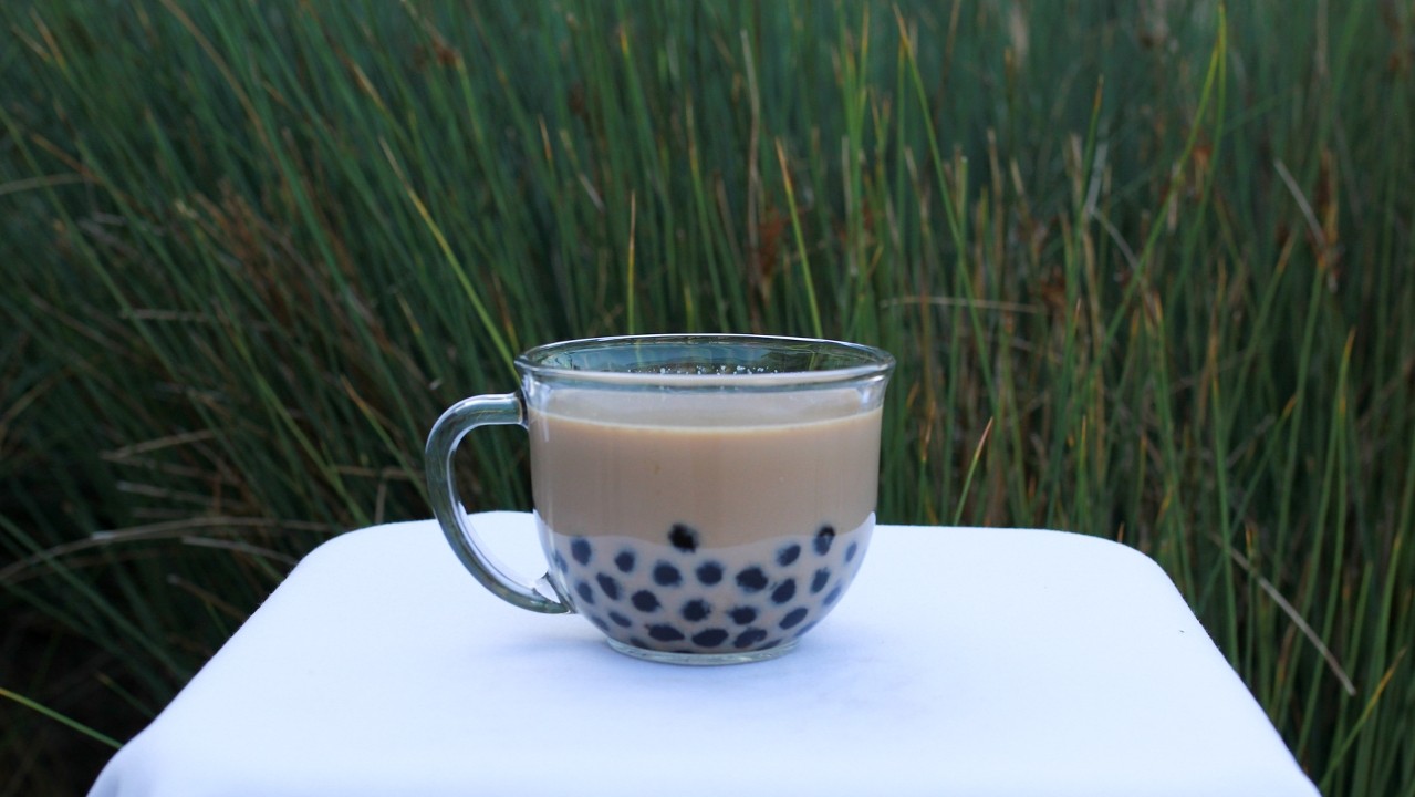Honey Black Milk Tea, Hot (Large)