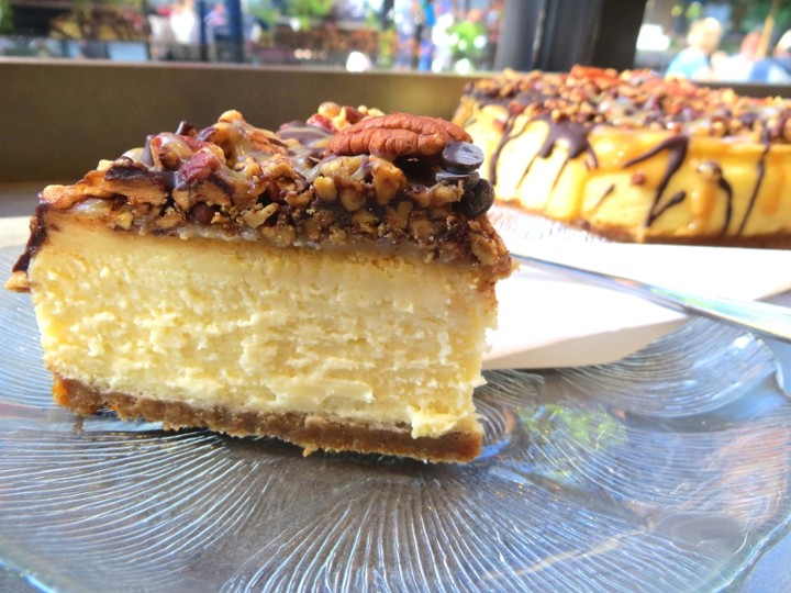 Turtle Cheesecake Slice