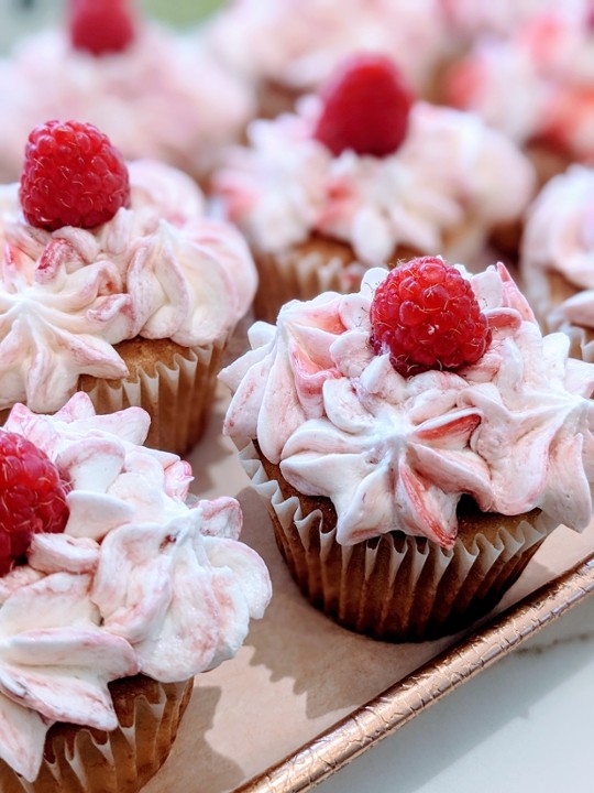 Raspberry Lemon Cupcake