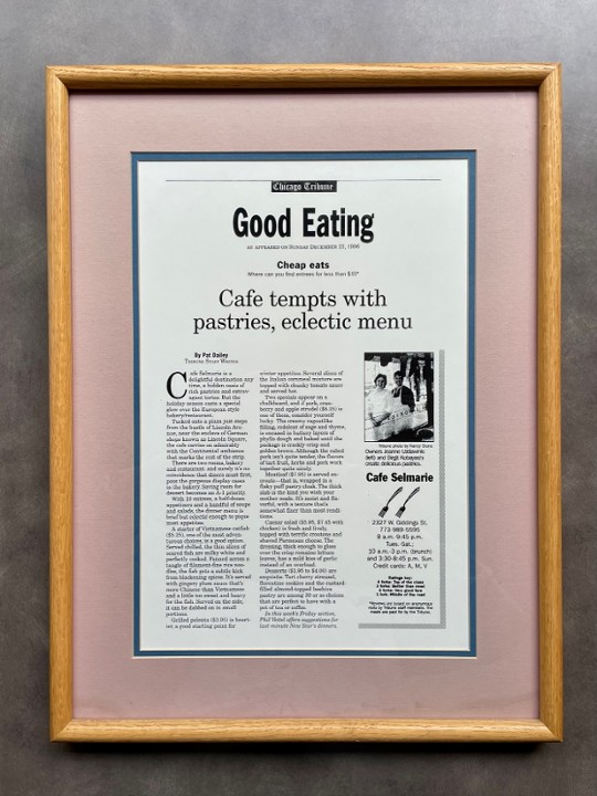 Good Eating Article