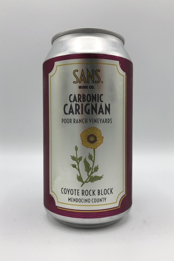 Carbonic Carignan, Sans Wine Co. 'Coyote Rock Block', Mendocino County, California, 2019 375ml