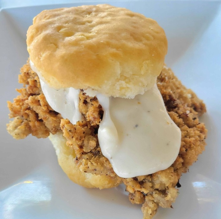 Country Fried Steak Biscuits
