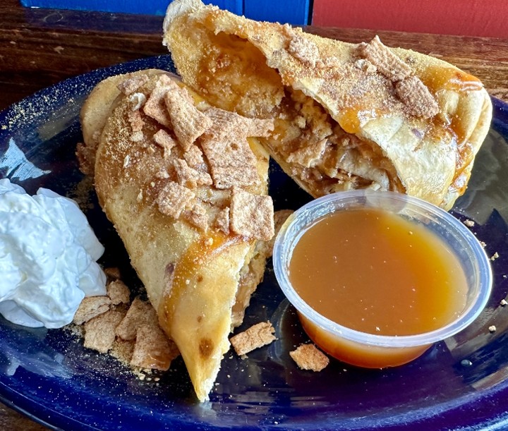 APPLE CHEESECAKE CHIMICHANGA