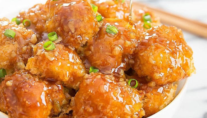 Cauliflower honey garlic