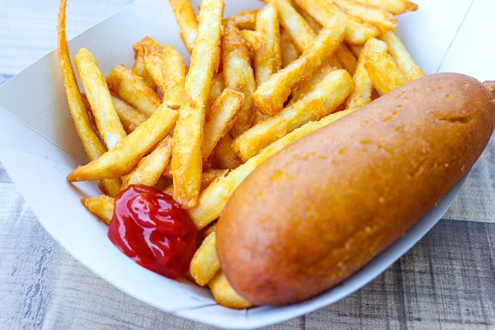 KIDS CORN DOG & FRIES