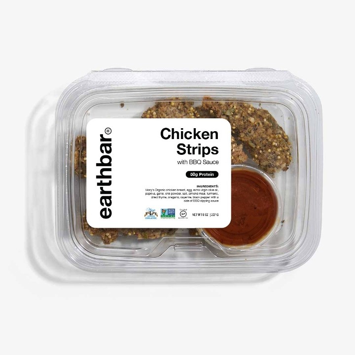 Earthbar - Chicken Strips w/BBQ Sauce