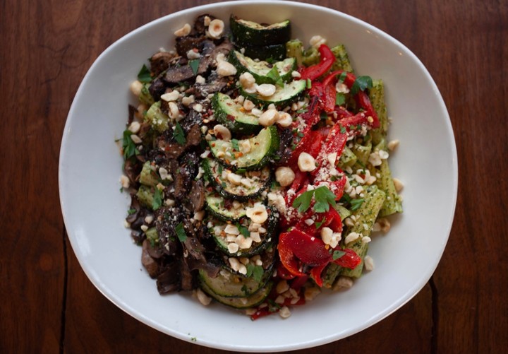 Vegan Basil Pesto Pasta