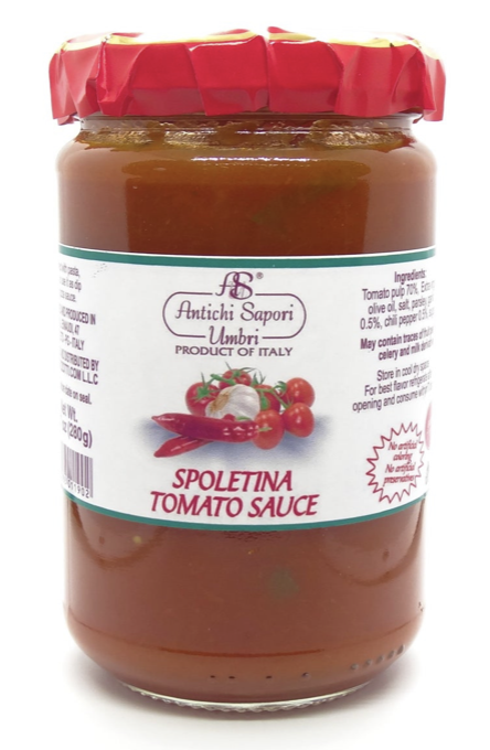 Spoleto tomato sauce-garlic and Italian Chili