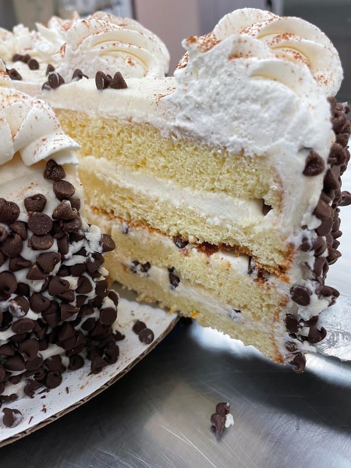 Whole Cannoli Cake (10 Inch)(Ready In 72hr)pickup Only
