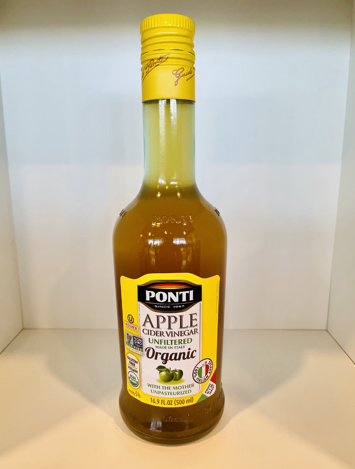Ponti Apple Cider Vinegar Organic Unfiltered