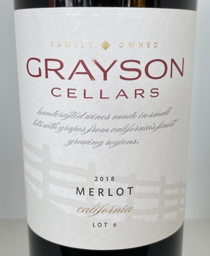 Grayson Cellars Merlot, CA