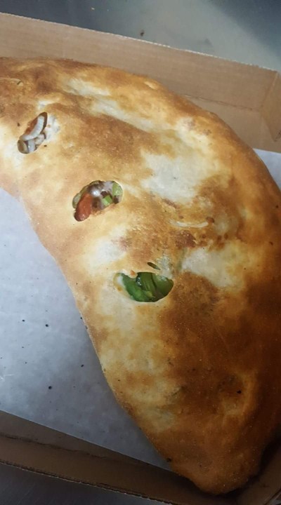 LARGE CALZONE WORKS (Feeds 4)