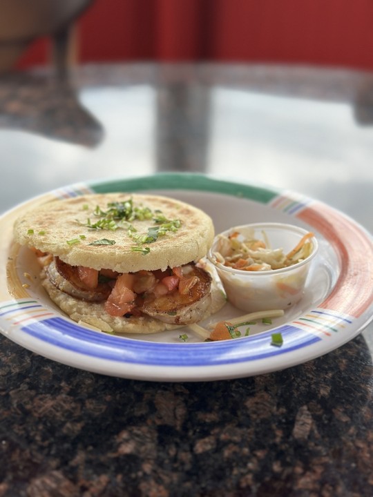 Camarones Arepa