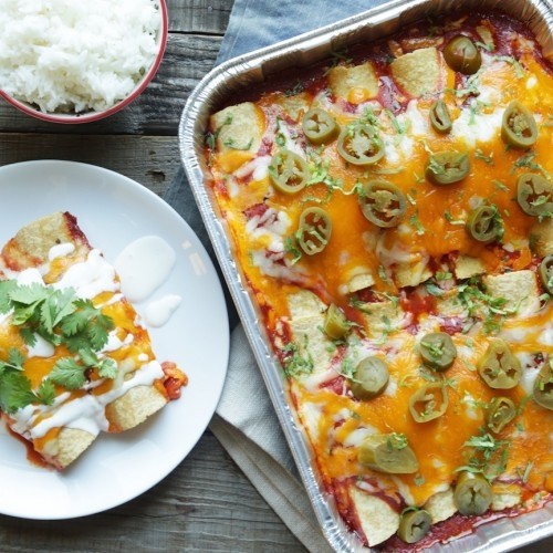 Nacho average Enchiladas