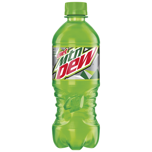 Diet Mountain Dew Bottle