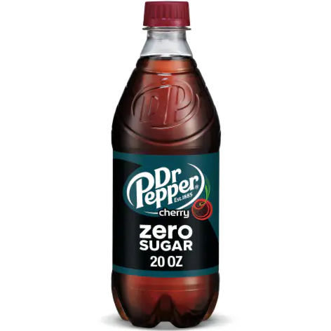 Dr. Pepper Cherry Zero Sugar Bottle