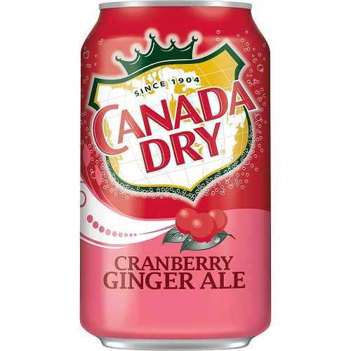 Canada Dry Cranberry Ginger Ale Can