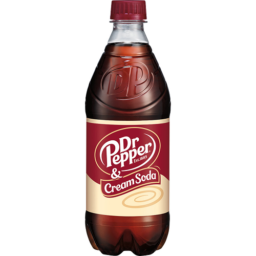 Dr. Pepper & Cream Soda Bottle