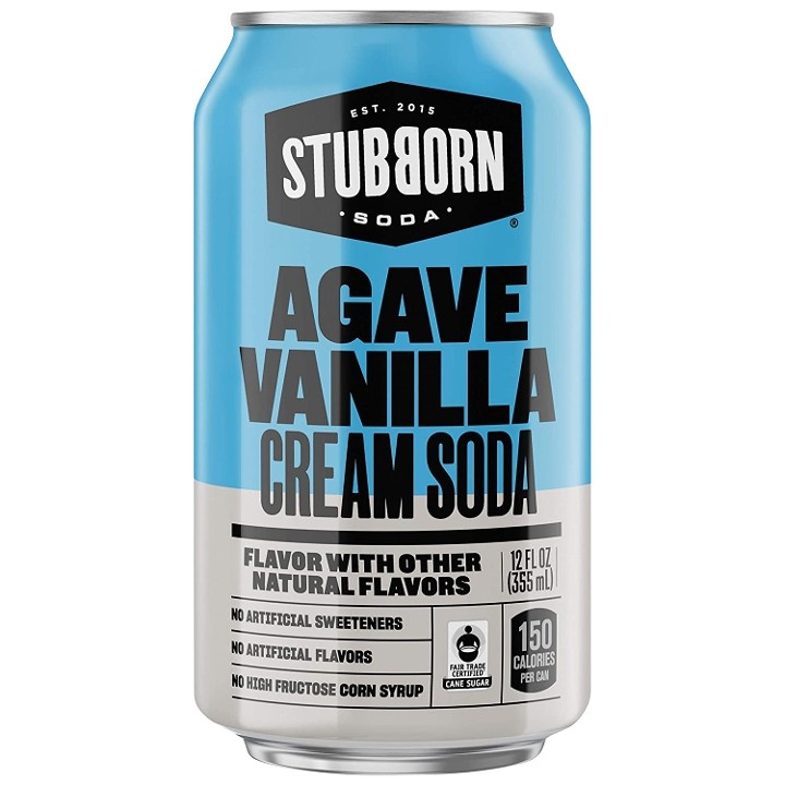 Stubborn Vanilla Agave Cream Soda