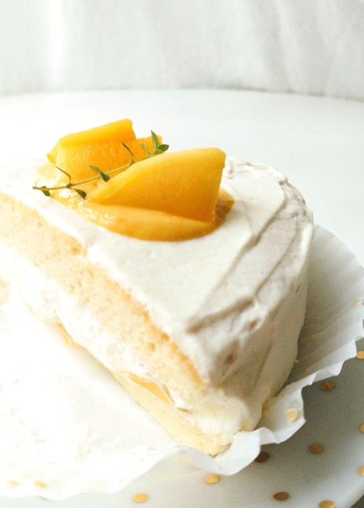 Soft Mango Cream Cake (gluten free)