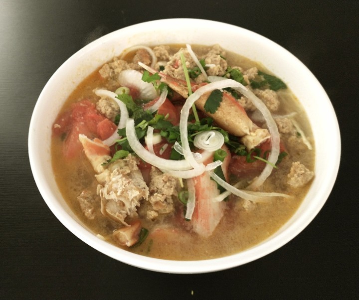 Bun Rieu Cua (gluten free option available)