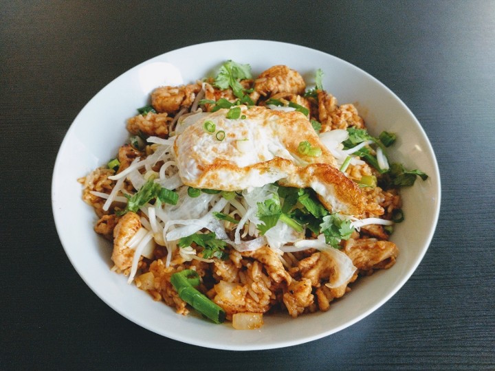Kay's Chicken Curry Fried Rice (gluten free)
