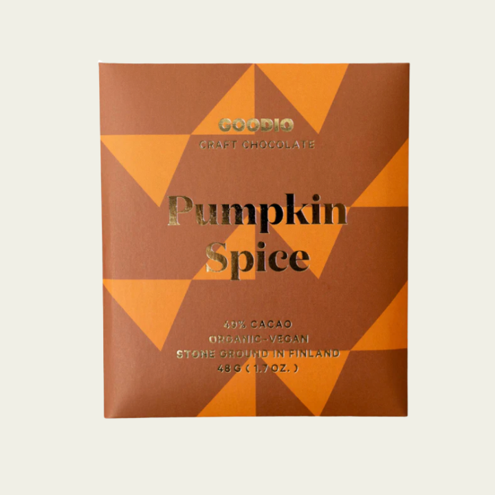 Goodio 'Pumpkin Spice' 49% Chocolate
