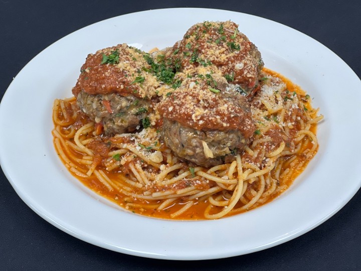 Nana's Meatballs With Spaghetti