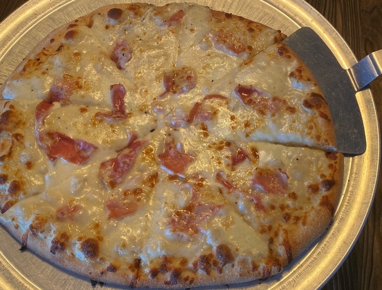 12" Pizza Bianca Thin Crust