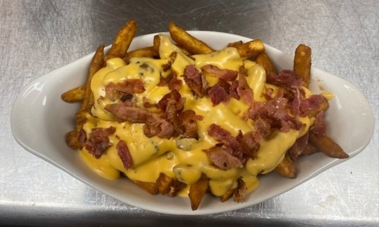 Beer Cheese Fries with Bacon