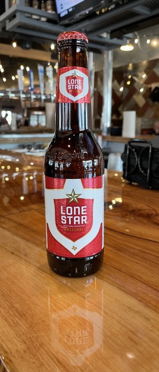 Lone Star, 12 oz bottle beer (4.5% ABV)