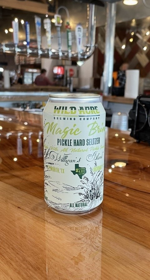Wild Acre Pickled Seltzer, 12 oz can hard seltzer (4.6% ABV)