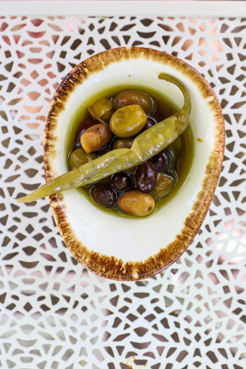 House-Marinated Olives