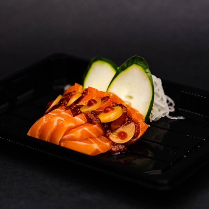 Salmon Bomb Sashimi