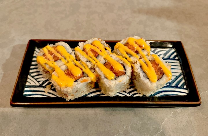 Spicy tuna add crunch