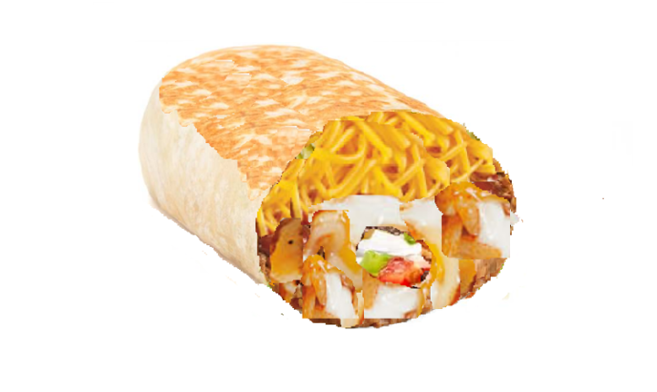 TOASTED DOUBLE CHEESE ENCHILADA BURRITO