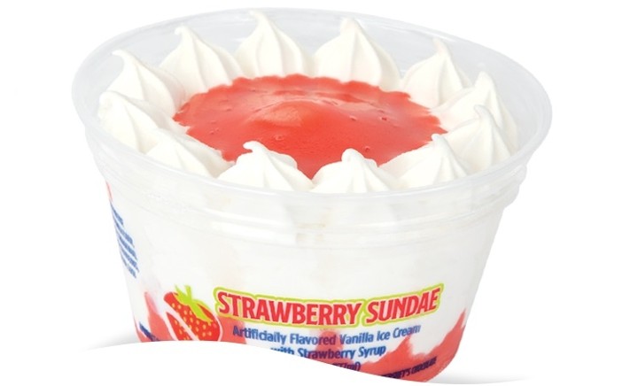 6 OZ. STRAWBERRY SUNDAE CUP