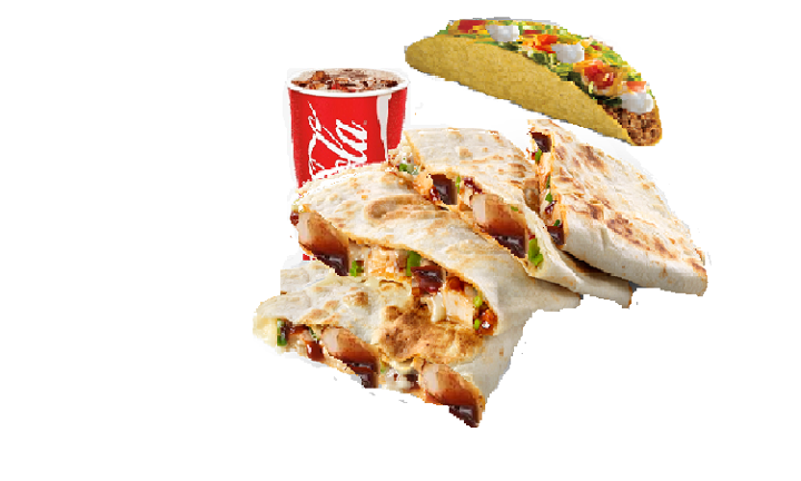 Combo Meal Deal BBQ Chicken Quesadilla